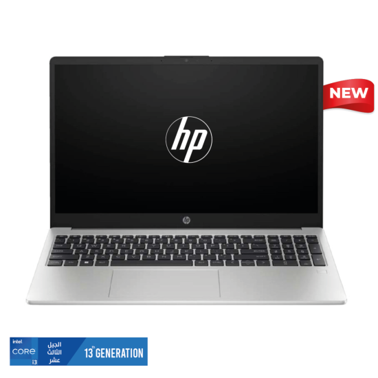 HP Laptop 15-fd0140ne 13th Gen Intel® Core™ i5-1334U 10-Cores,16 GB DDR4, 15.6" FHD IPS Micro Edge - Natural Silver