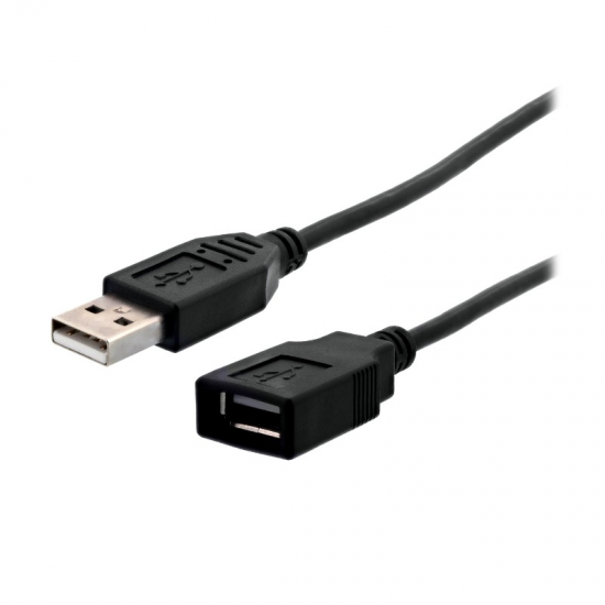 XFORM USB CABLE 2.0 MF 5M Black NTC