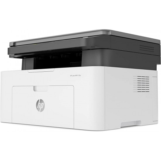 HP 135W Multifunction Laser Printer, White