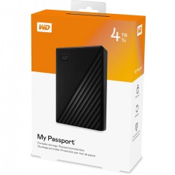 WD 4TB My Passport Portable External Hard Drivew/ backup software & Password Protection NTC