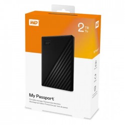 WD 2TB My Passport Portable External Hard Drivew/ backup software & Password Protection - Black NTC